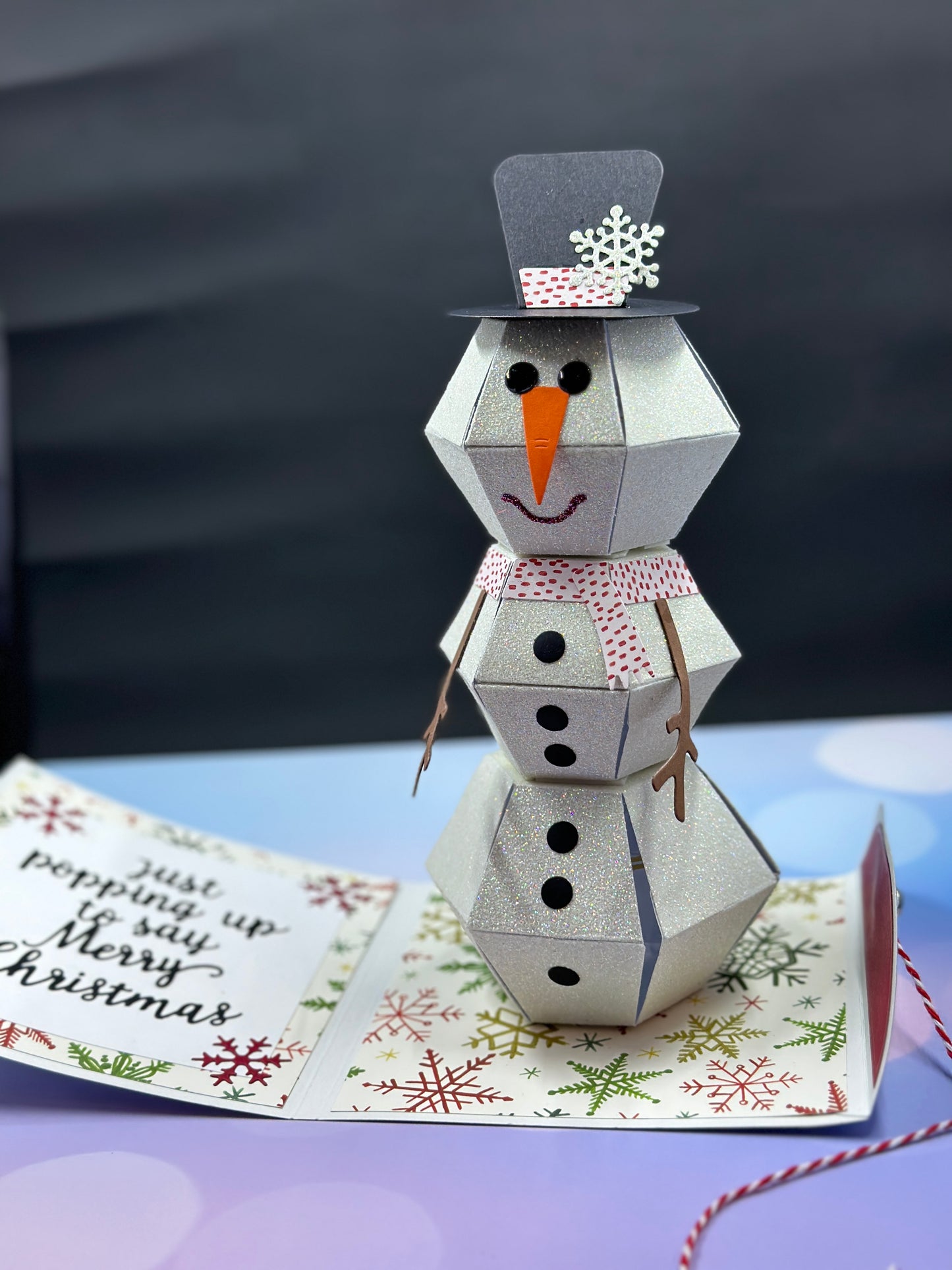 Pop up 3d Snowman and Reindeer Cards