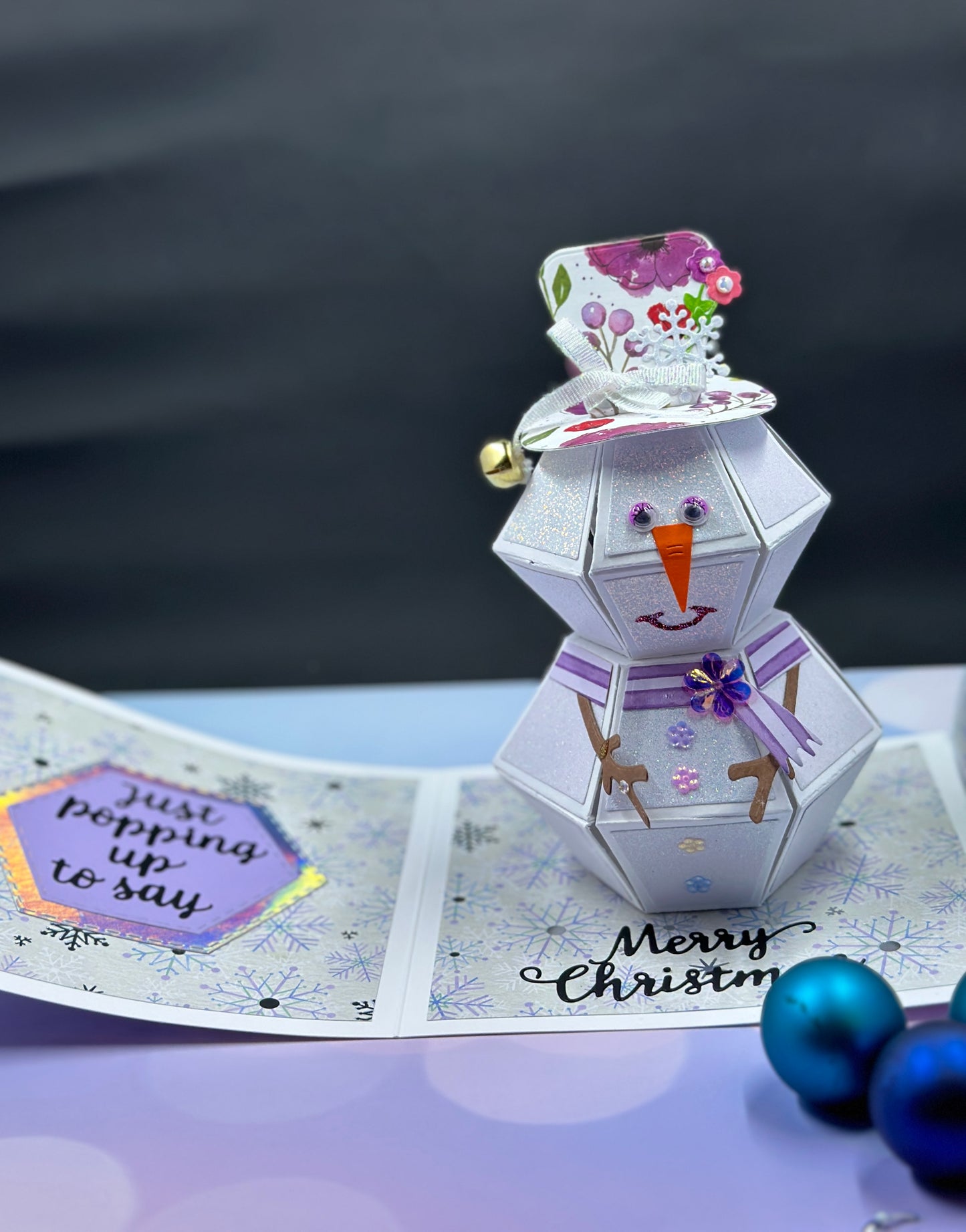 Pop up 3d Snowman and Reindeer Cards