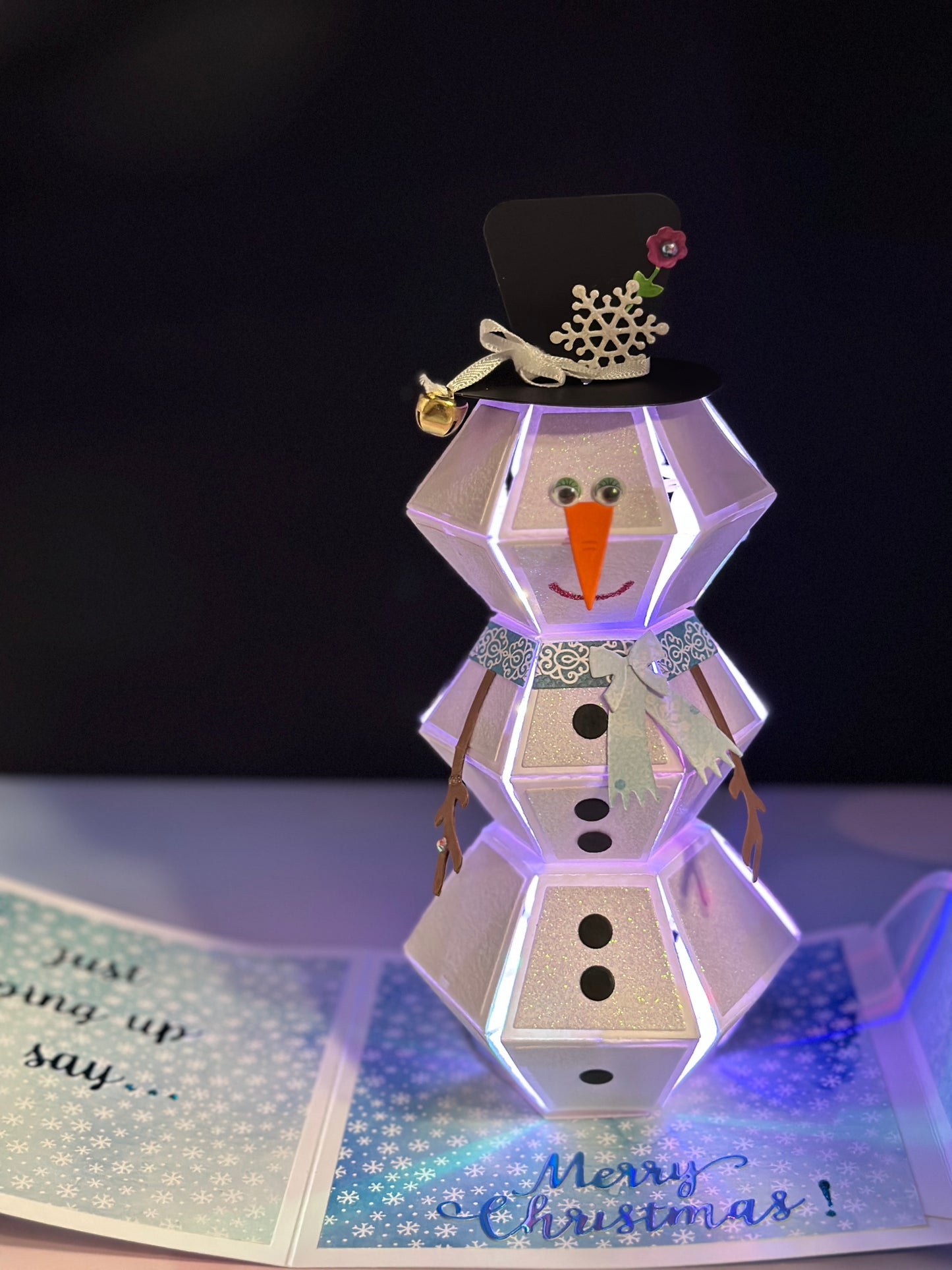 Pop up 3d Snowman and Reindeer Cards