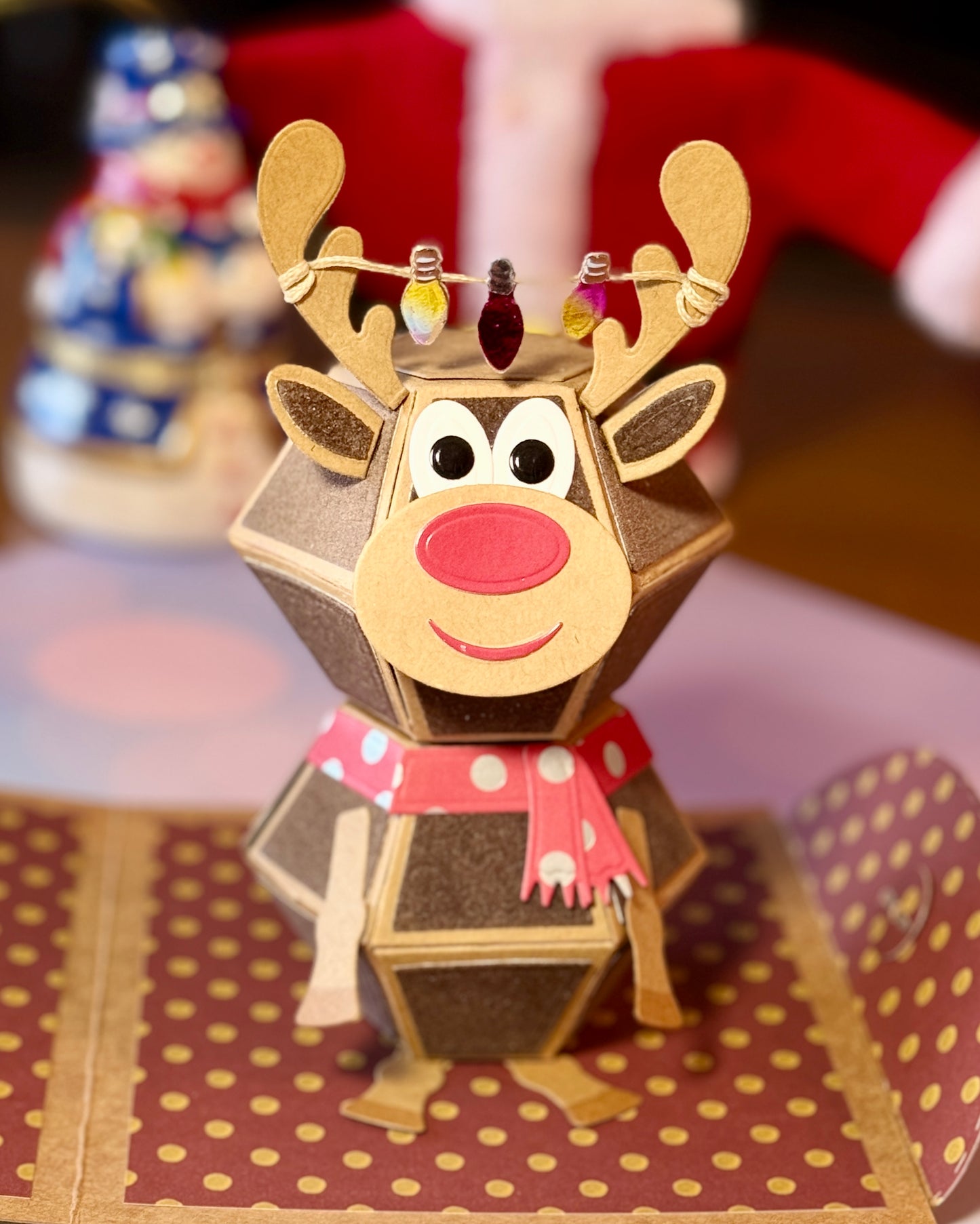 Male pop up reindeer