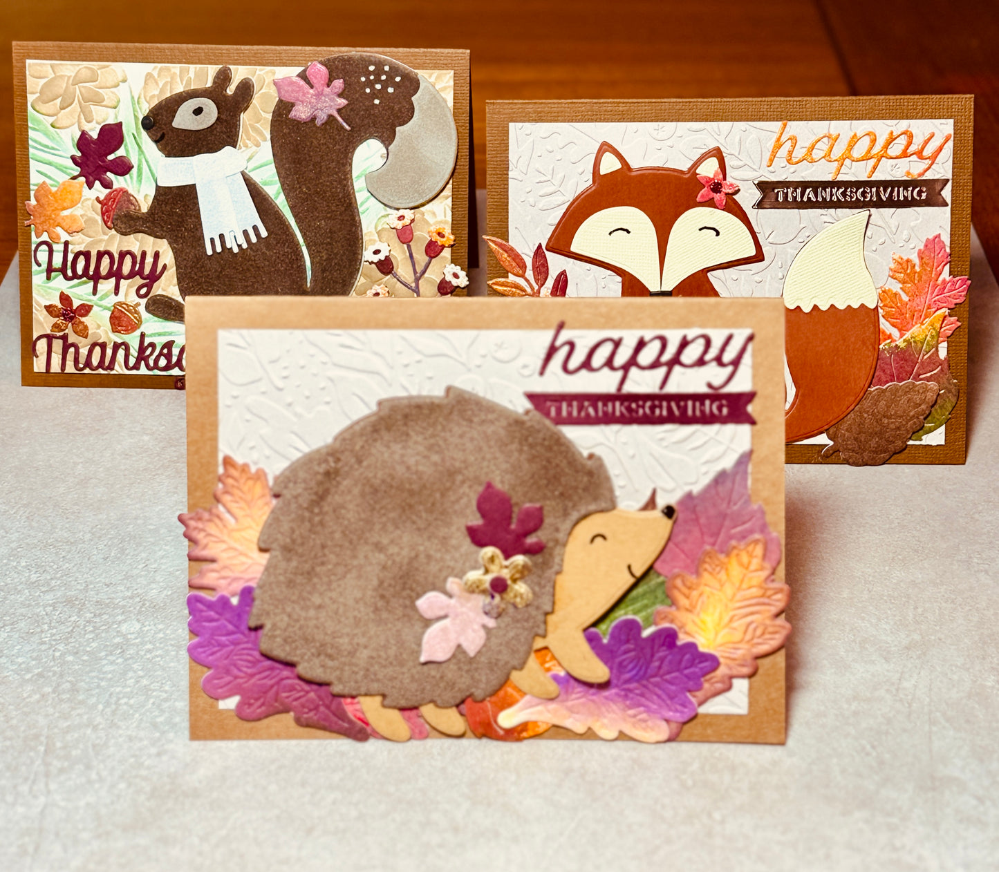 Fox Thanksgiving card