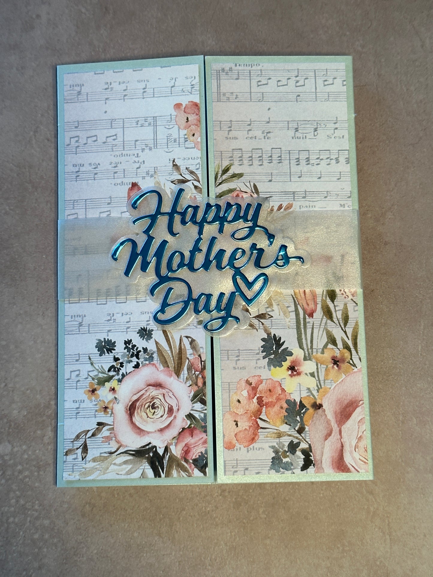 Tri Fold Butterfly Mother’s Day card