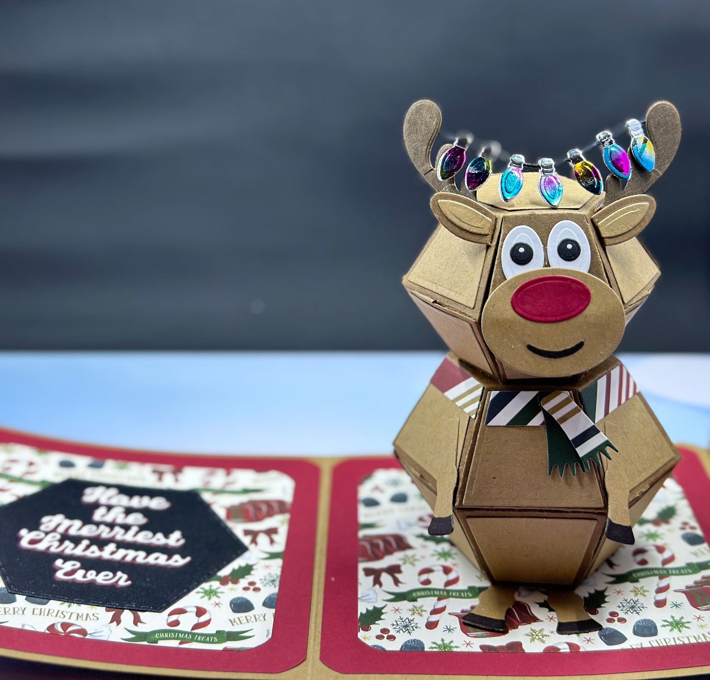 Pop up 3d Snowman and Reindeer Cards